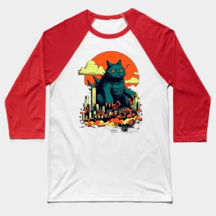 Catzilla Baseball T-Shirt